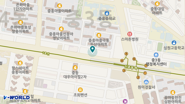 복사꽃 요양센터 위치 지도