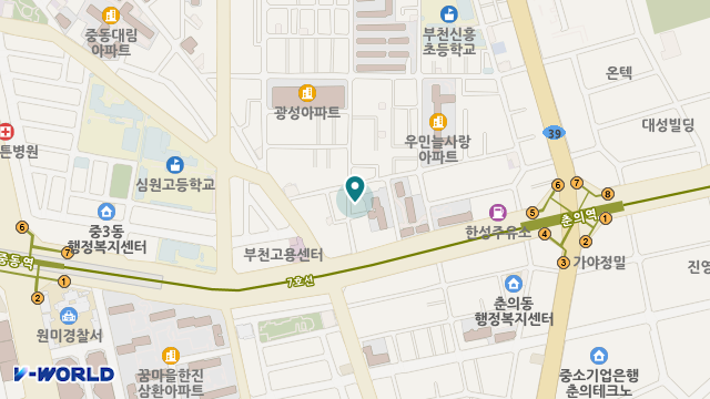 가족실버타운 위치 지도