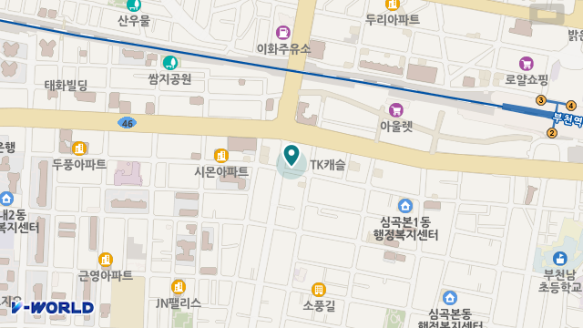 옥합노인요양원 위치 지도