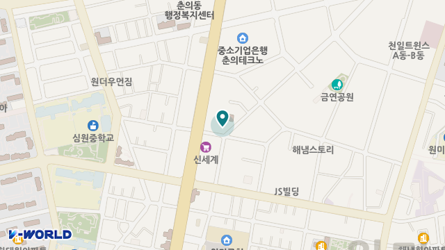 하랑실버빌리지 위치 지도