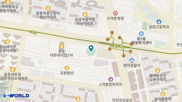 행복나무요양원 위치 지도