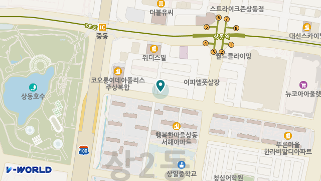 내고향요양원 위치 지도