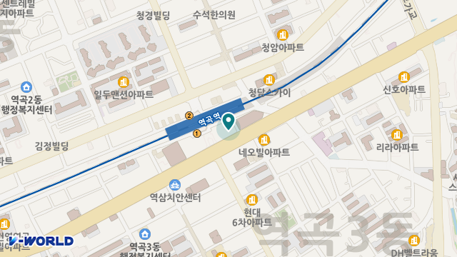 차오름재활요양원 위치 지도