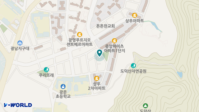 평강의집 위치 지도