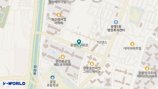 광명한마음요양원 위치 지도