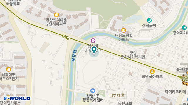 킴스너싱재활요양원 위치 지도