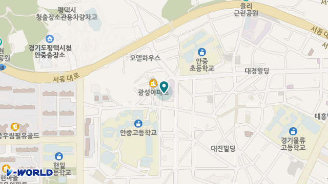 안중소규모요양시설 위치 지도