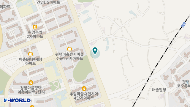 송탄에벤에셀실버케어 위치 지도