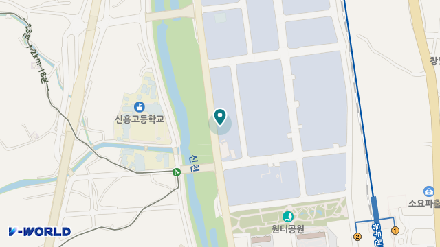 신흥신망애요양원 위치 지도