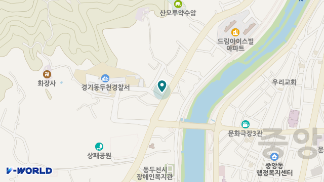 동두천울타리노인요양원 위치 지도
