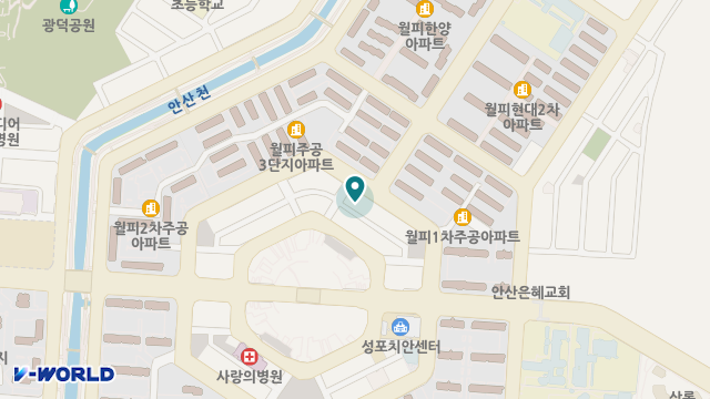안산의료복지 사회적협동조합 꿈꾸는집요양원 위치 지도
