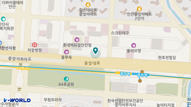 상록실버요양원2 위치 지도