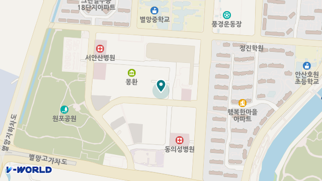 안산사랑해요요양원 위치 지도