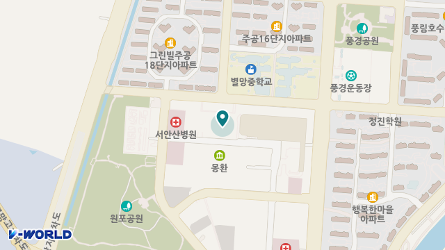 단원실버요양원 위치 지도