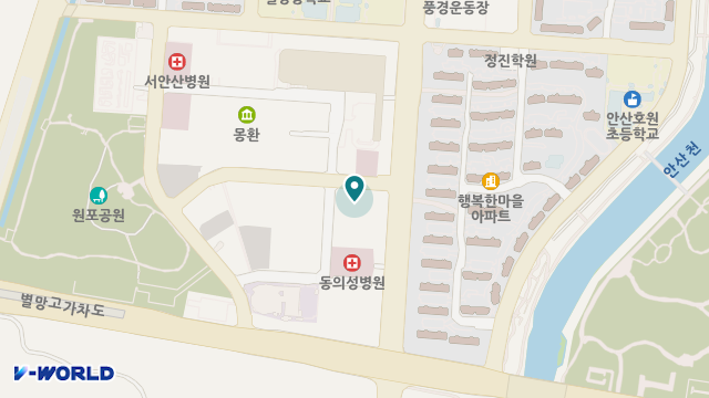 밝은빛요양원 위치 지도