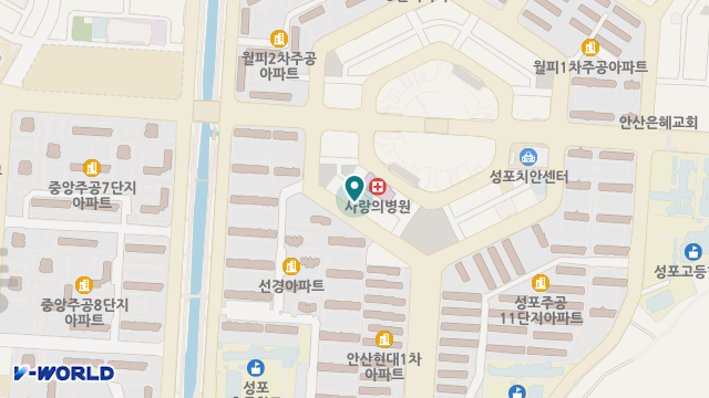 사랑요양원 위치 지도