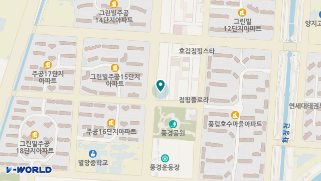 한수강요양원 위치 지도