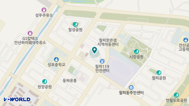 동안산재활요양원 위치 지도