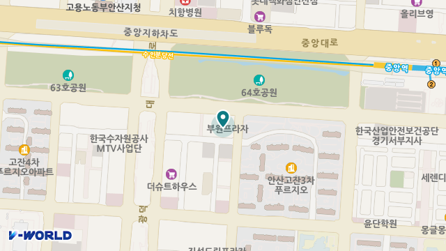 섬김요양원 위치 지도