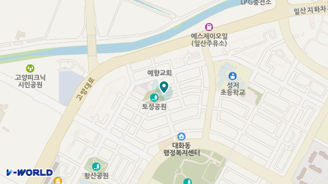 일산노인복지센터 위치 지도