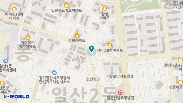 영광실버홈 위치 지도