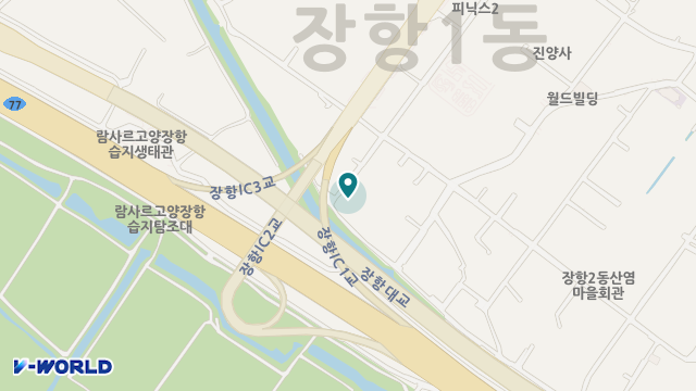 행복요양원 위치 지도