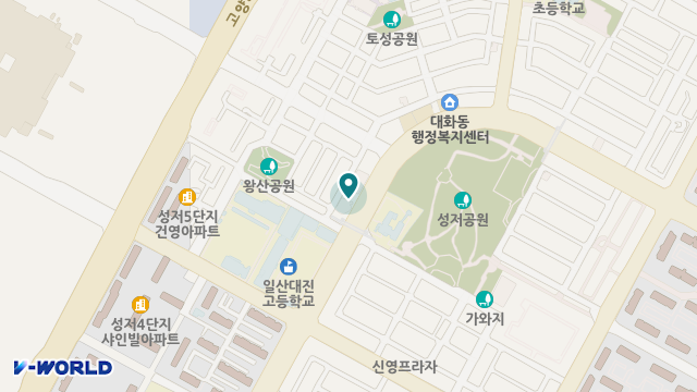 복이든 요양원 위치 지도