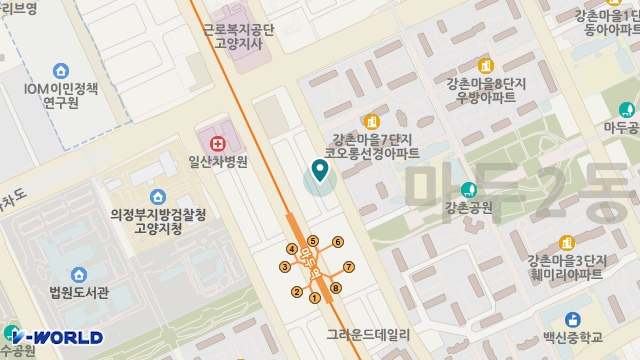 마두은혜노인요양시설 위치 지도