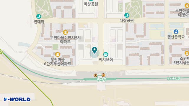 정다운요양원2 위치 지도