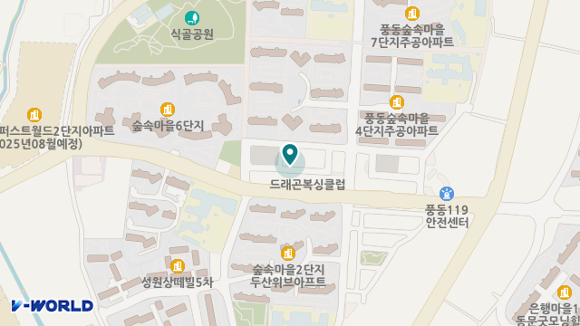 숲속요양원 위치 지도