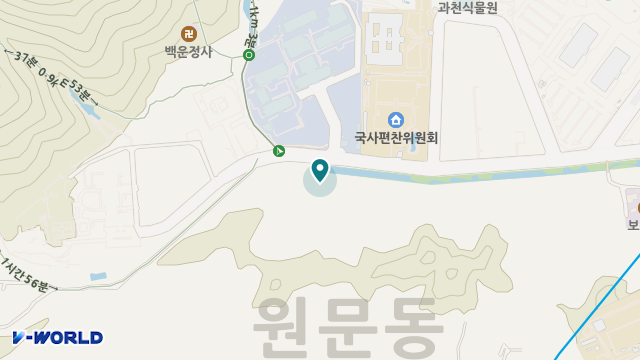 과천시립요양원 위치 지도