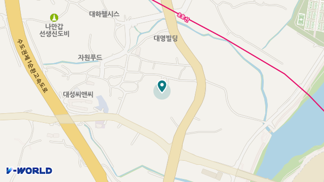 사라노인요양시설 위치 지도