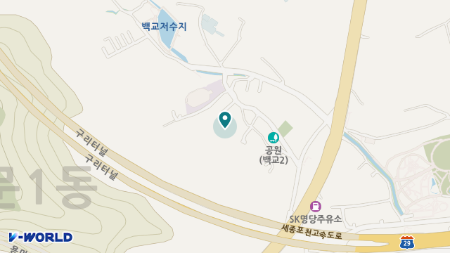 그린힐요양원 위치 지도