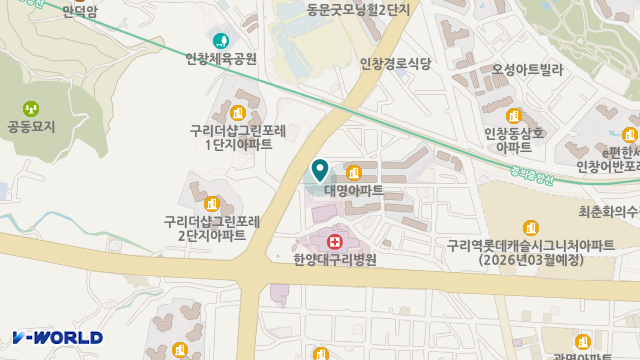 구리한양요양원 위치 지도