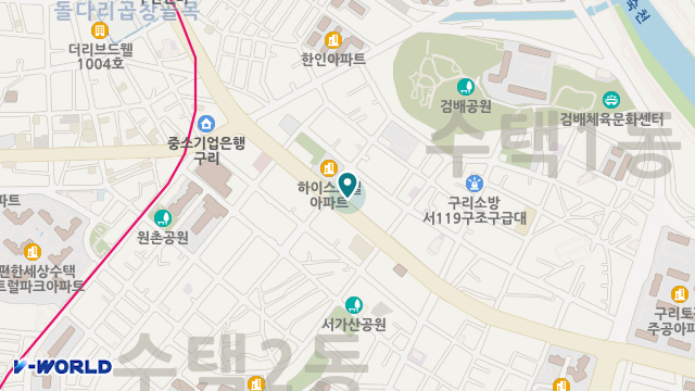 사랑방노인종합복지센터 위치 지도