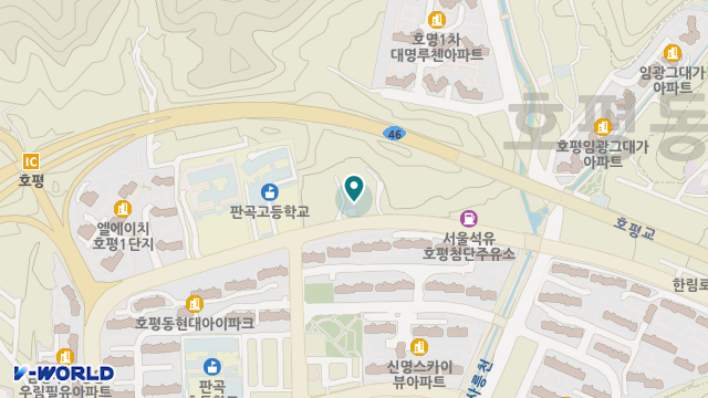 평강노인요양원 위치 지도