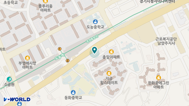 동부실버요양원 위치 지도