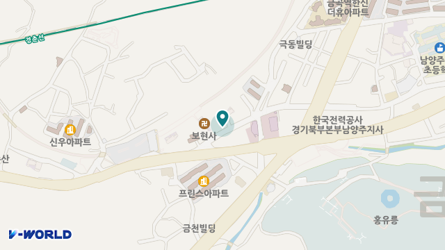 금곡요양원 위치 지도