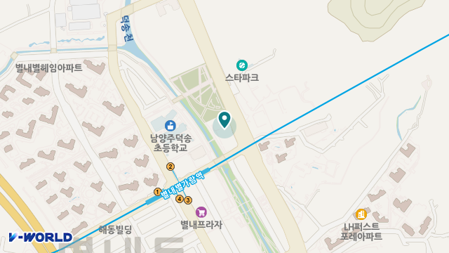 남양주 보훈요양원 위치 지도