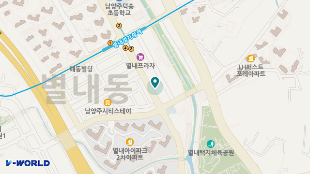 남양주보은요양원 위치 지도