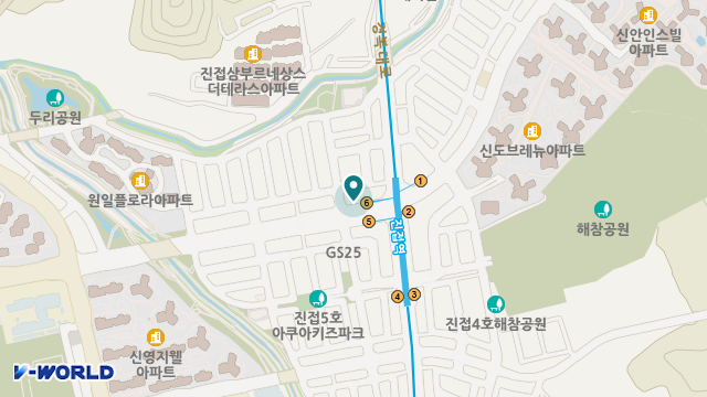 해밀실버복지센터 위치 지도