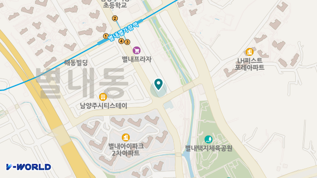 별내요양원 위치 지도