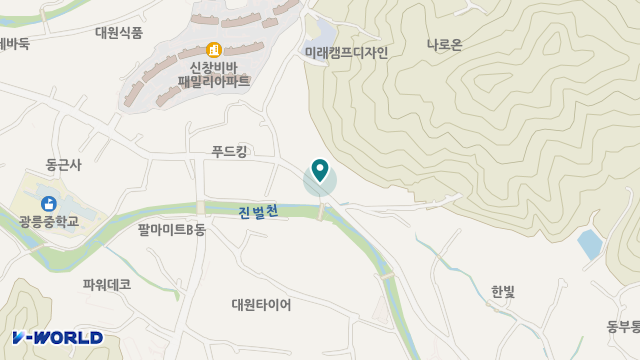 더캐슬요양원 위치 지도