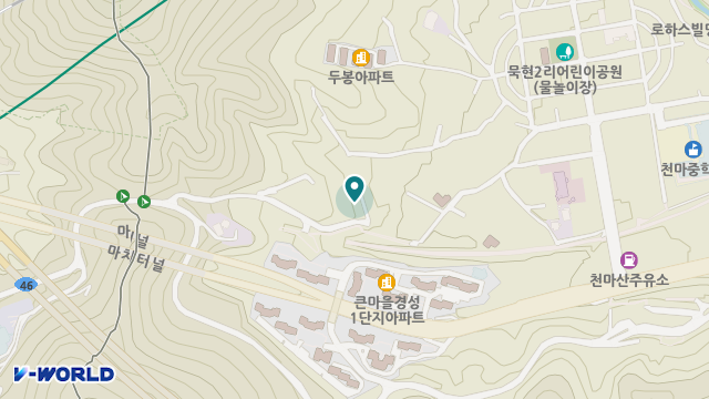 더바른실버케어요양원 위치 지도