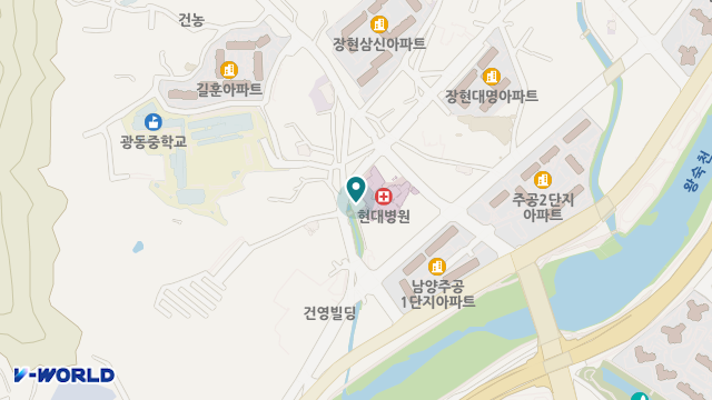 뉴현대요양원 위치 지도