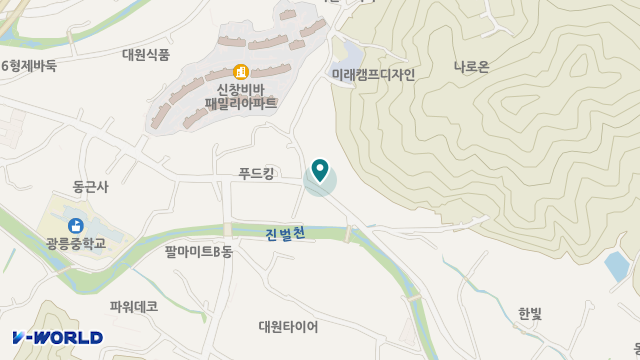 마더링요양원 위치 지도