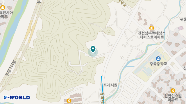 푸른숲요양원 위치 지도