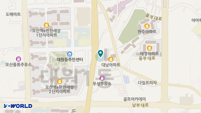 온유한요양원 위치 지도