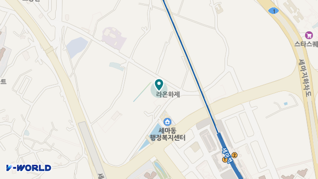 라온요양원 위치 지도