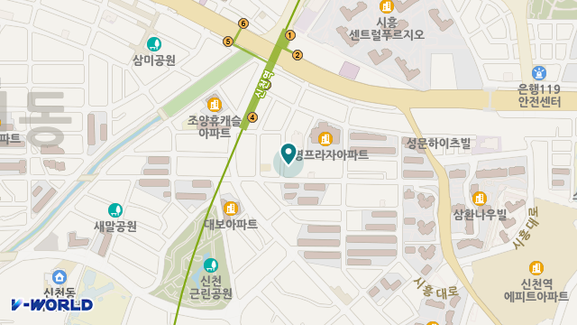 온사랑실버홈 위치 지도